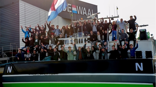 Studenten Werktuigbouwkunde bezoeken De Waal en TMS